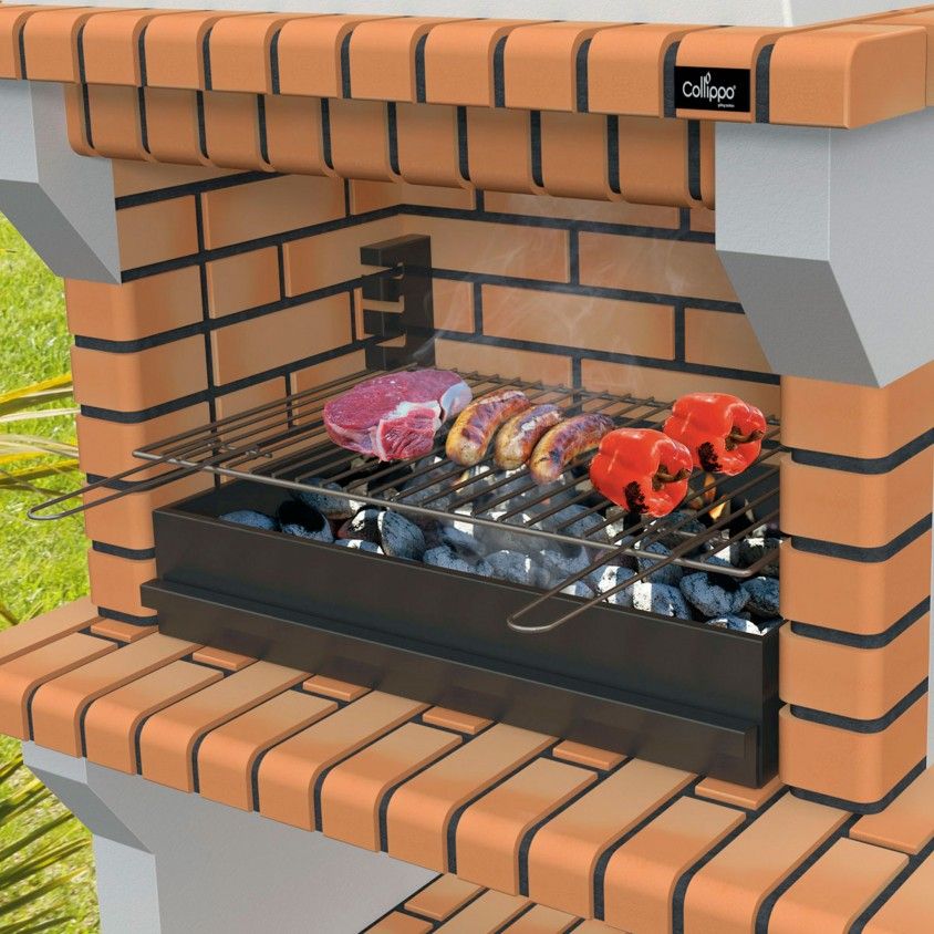 Grelhador Lacado Pousar 64x38x32