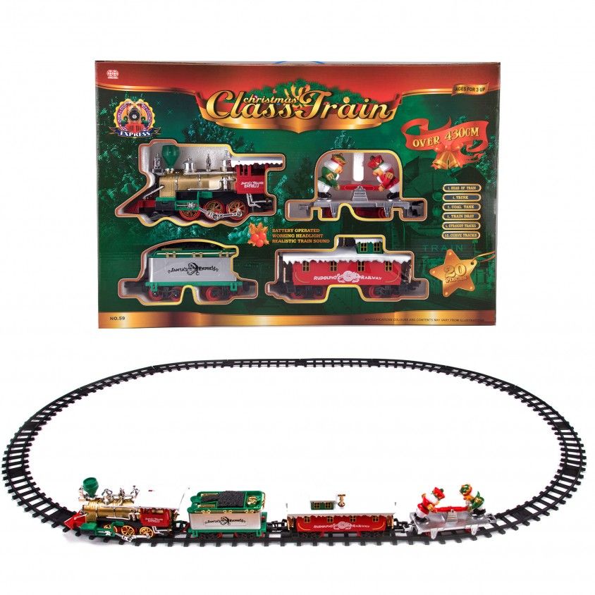 Comboio de Natal Express com Msica 20 Peas