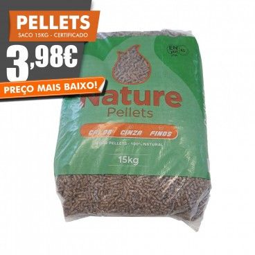 Pellets Certificados Nature 6mm 15Kg Pellets Certificados Nature 6mm 15Kg