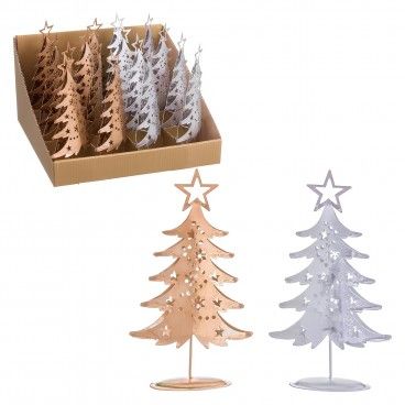rvore Natal Metal 18cm Sortido