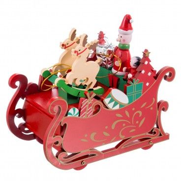 Caixa de Msica com Tren 18x9.2x16cm