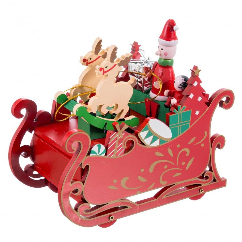 Caixa de Msica com Tren 18x9.2x16cm