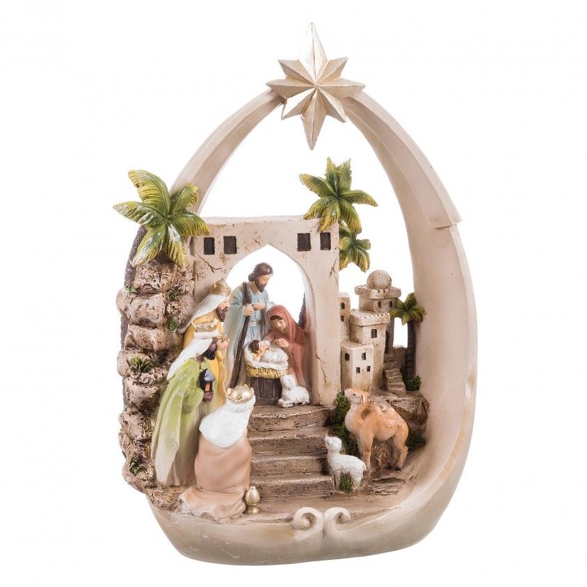 Presépio de Resina 28cm Presépio de Resina 28cm