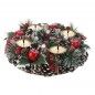 Coroa de Advento com Pinhas 40cm