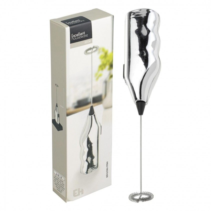 Espumador de Leite Cromado 20cm