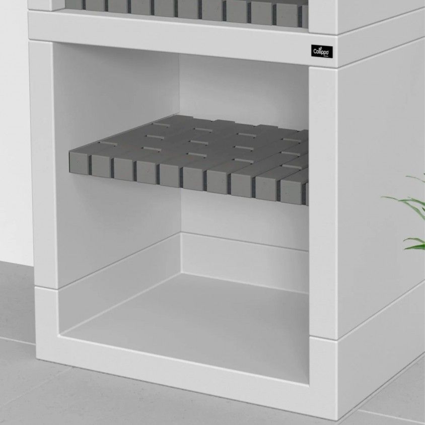 Churrasqueira Estoril Branca Tijolo Cinzento Churrasqueira Estoril Branca Tijolo Cinzento