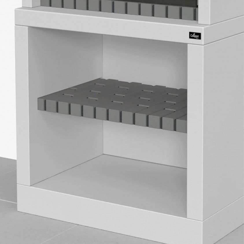 Churrasqueira Vilamoura Branca Tijolo Cinzento Churrasqueira Vilamoura Branca Tijolo Cinzento