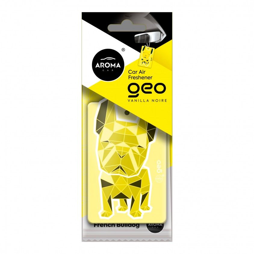 Ambientador Auto Geo Dog Cellulose Yellow Vanilla Noire Ambientador Auto Geo Dog Cellulose Yellow Vanilla Noire