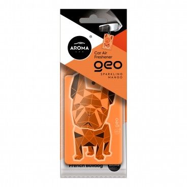Ambientador Auto Geo Dog Cellulose Orange Sparkling Mango
