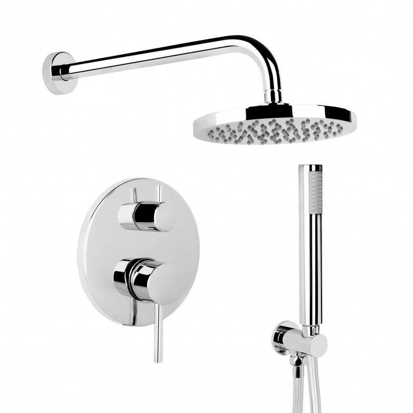 Conjunto de Encastrar Marta para Base de Duche 2 Saidas/6 Peas