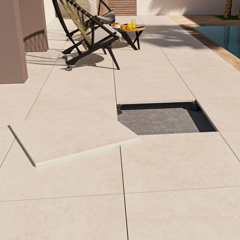 Pavimento Arenisca Arena 20mm 60x60