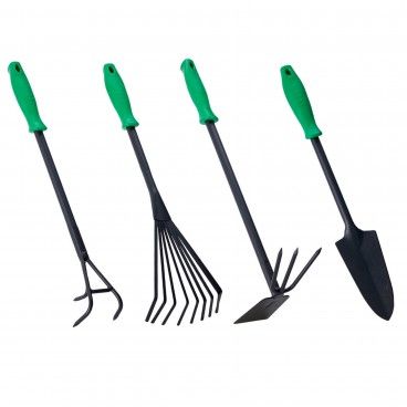 Pack 4 Ferramentas Manuais Jardim em TPR