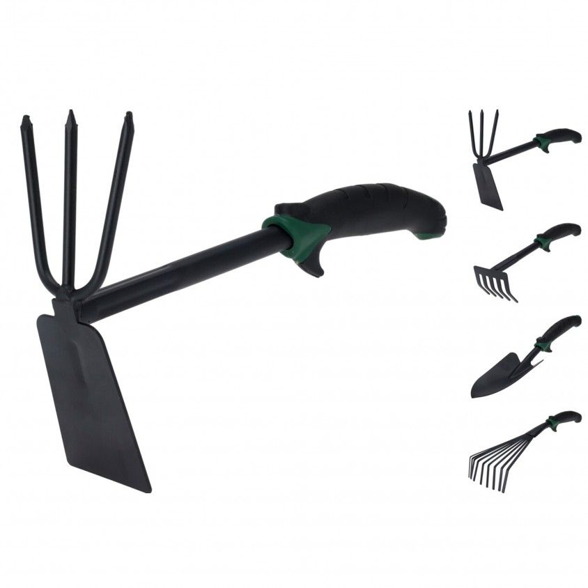 Ferramenta Manual Jardim Metal Preto Sortido 4 Modelos Ferramenta Manual Jardim Metal Preto Sortido 4 Modelos