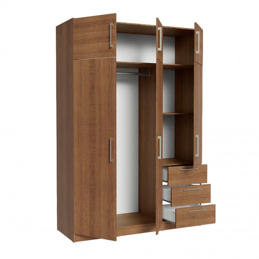 Roupeiro Teckno (6 Portas + 3 Gavetas)