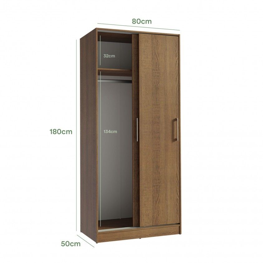 Roupeiro Teckno (2 Portas de Correr) Roupeiro Teckno (2 Portas de Correr)