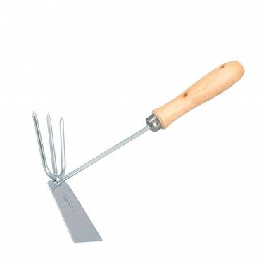 Sacho Ancinho Metal Cabo Madeira 29.5X8cm