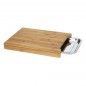 T�bua de Cortar Bambu com Bandeja 35cm