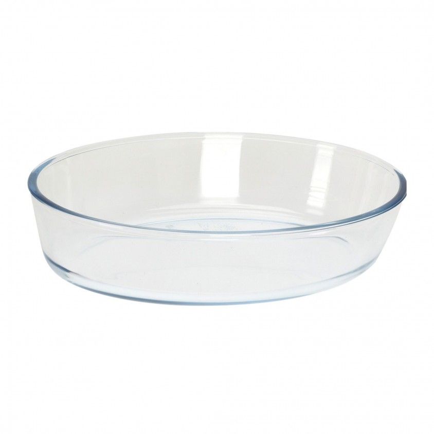 Assadeira Oval em Vidro 25cm Assadeira Oval em Vidro 25cm