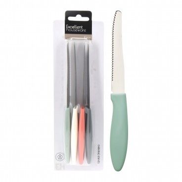 Conjunto 4 Facas 4 Cores