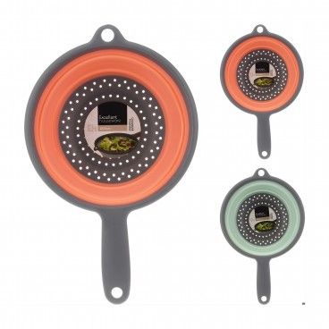 Escorredor Dobrvel com Pega 23cm Sortido 2 Cores