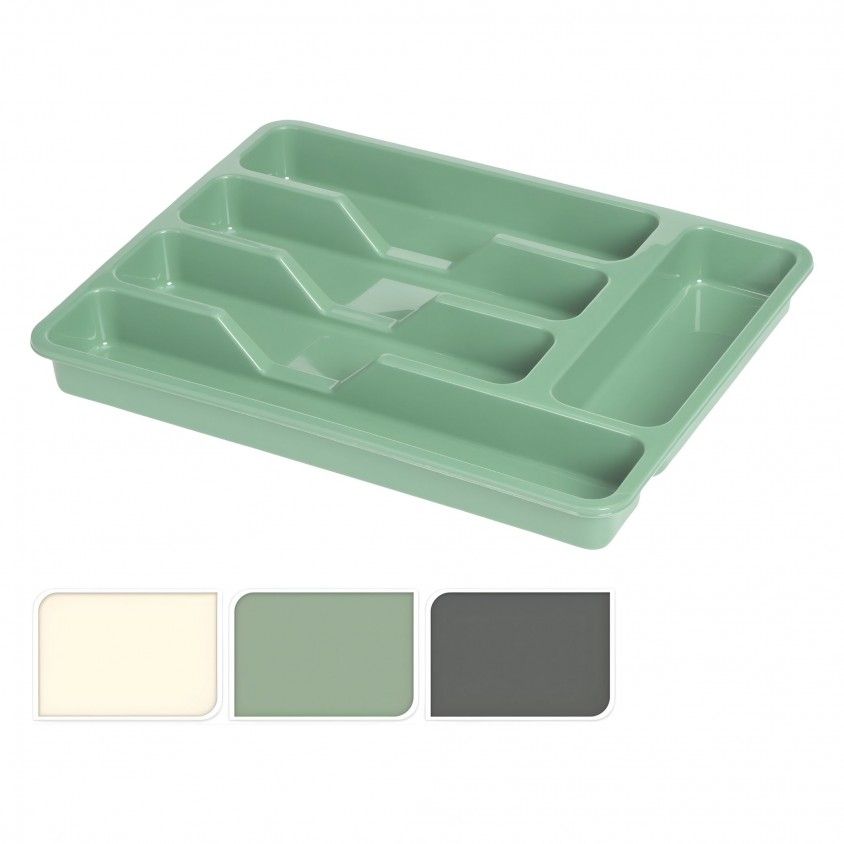 Tabuleiro para Talheres 33.5x26.5cm Sortido 3 Cores