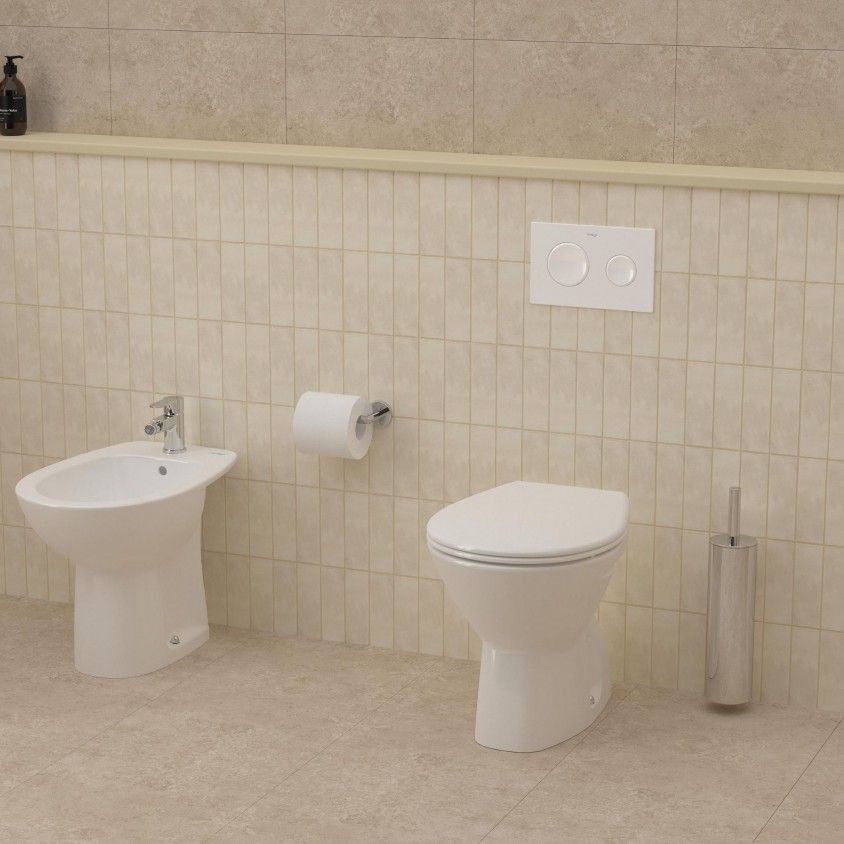 Sanita de Pousar Cent Simples Sada Vertical Sanitana Branco