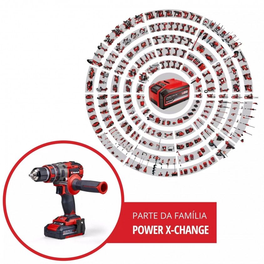 Berbequim de Impacto Einhell TP-CD 18/80 Li-i BL (2x2,0Ah)