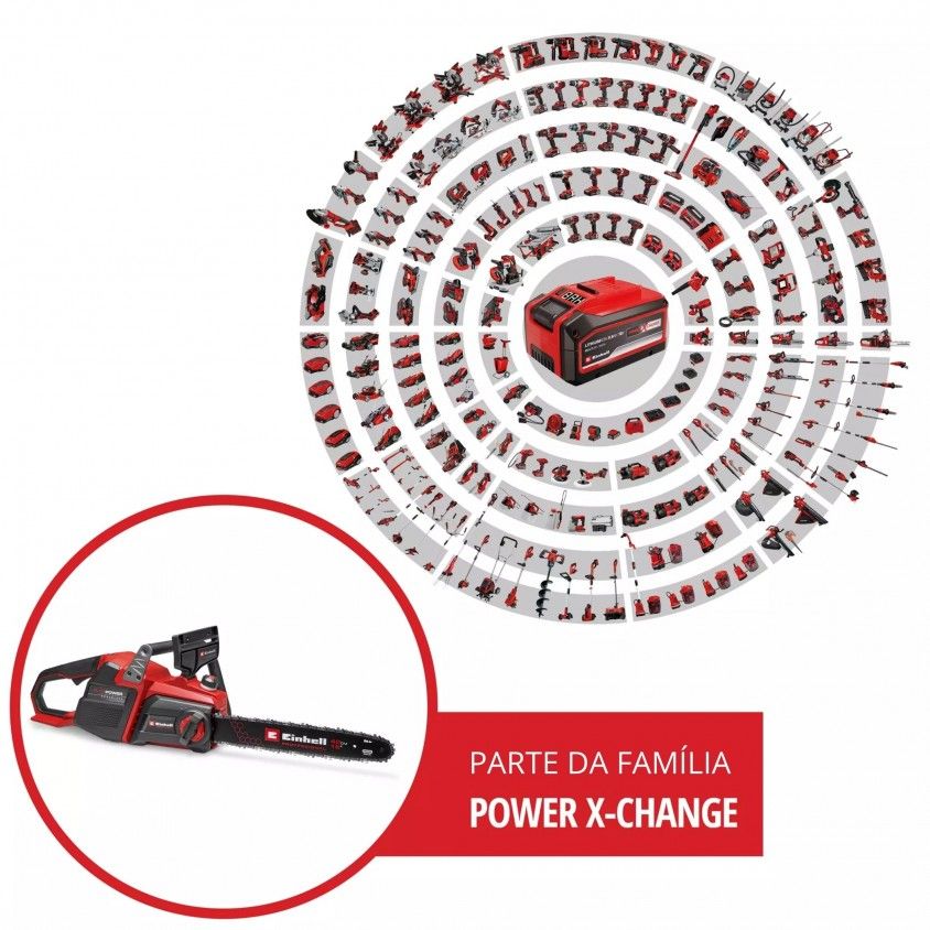 Motosserra sem Fio Einhell GP-LC 36/40 Li BL-Solo Motosserra sem Fio Einhell GP-LC 36/40 Li BL-Solo