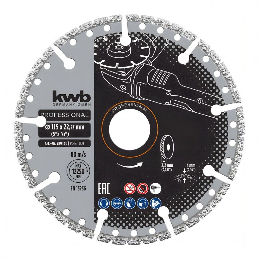 Disco Diamante Multimaterial 115Mm