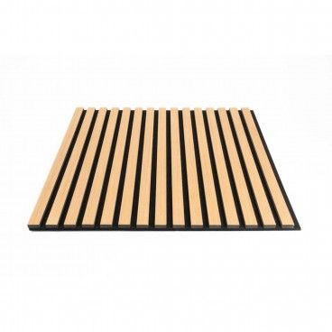 Painel Ripado de Parede Acstico Oiled Oak 600x600x18mm