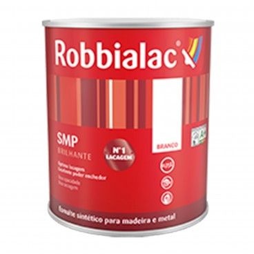 Robbialac Smp Esmalte Sinttico para Madeira e Metais Brilhante Base D 750ml