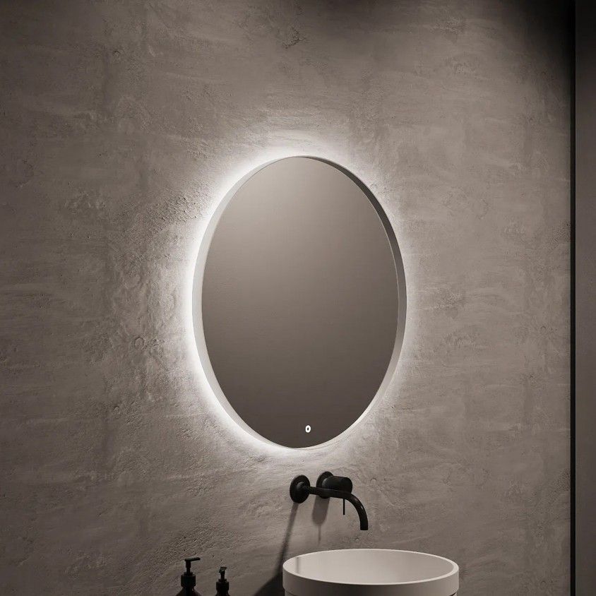 Espelho Itek 80 Branco Mate Banhoazis