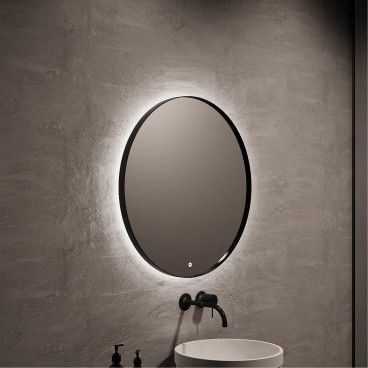 Espelho Itek 80 Preto Mate Banhoazis