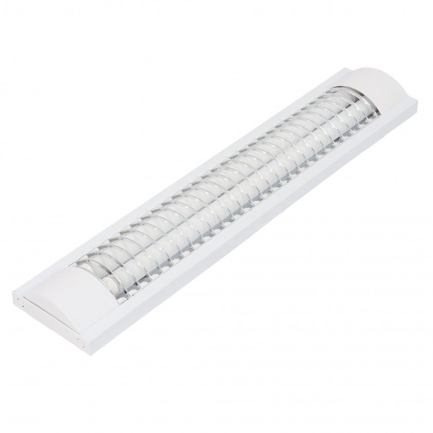 Armadura Grelha T8 Led 60cm 2x9W 6000K