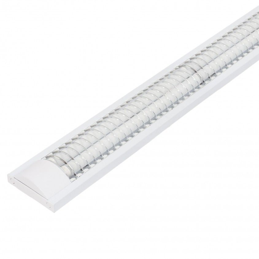 Armadura Grelha T8 Led 120cm 2x18W 6000K Armadura Grelha T8 Led 120cm 2x18W 6000K