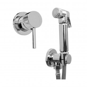 Monocomando de Encastrar de Bid Redondo com Chuveiro