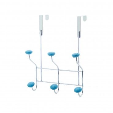 Cabide de Porta com 3 Ganchos Sortido