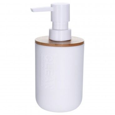 Dispensador Sabo Branco/Bambu