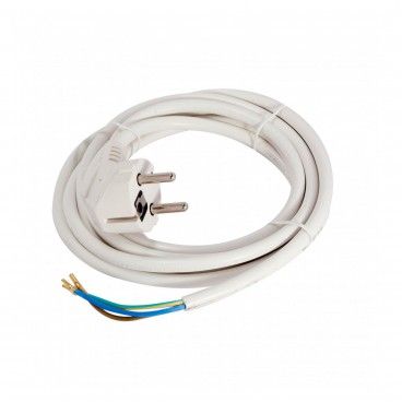 Cabo HO5VVF 1.5m 3x1.5mm2 Max.3500W Branco Cabo HO5VVF 1.5m 3x1.5mm2 Max.3500W Branco