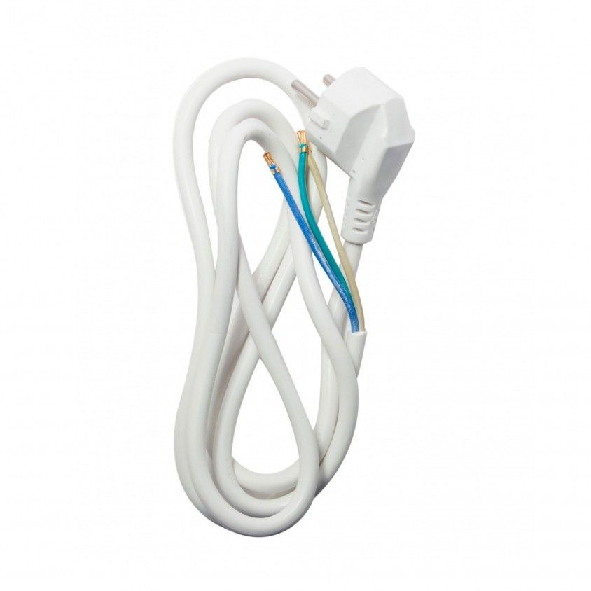 Cabo HO5VVF 5.0m 3x1.5mm2 Max.3500W Branco Cabo HO5VVF 5.0m 3x1.5mm2 Max.3500W Branco