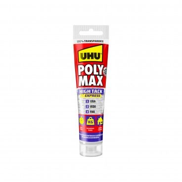 Cola e Veda UHU Poly Max High Tack Express Cristal 115g