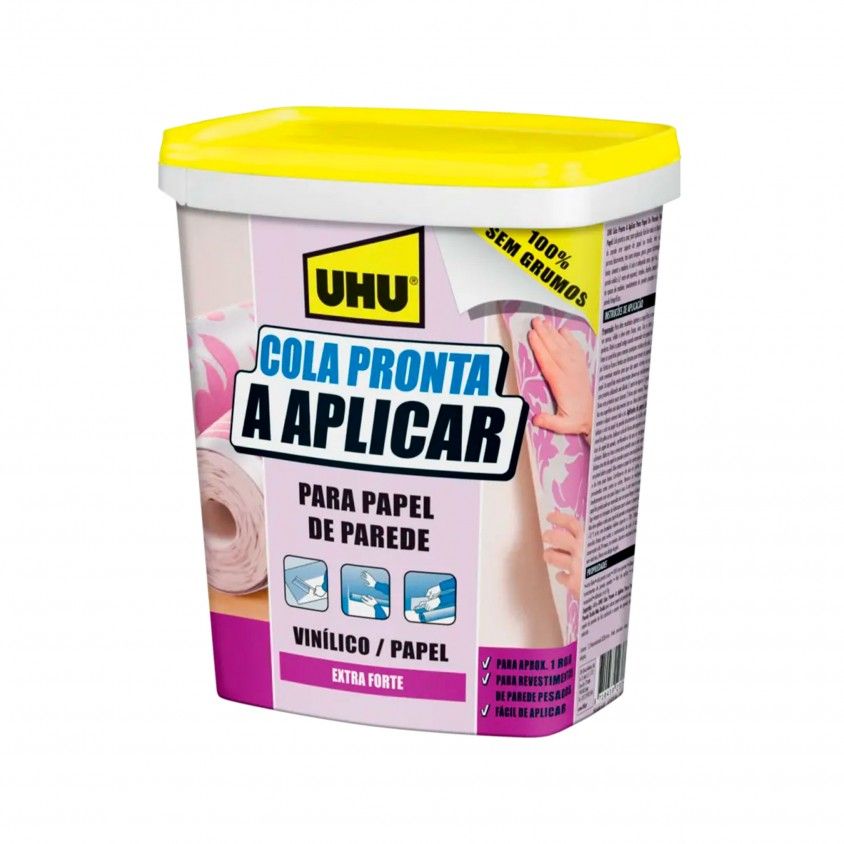 Cola UHU Pronta a Aplicar Revestimentos Papel de Parede/Vin�lico