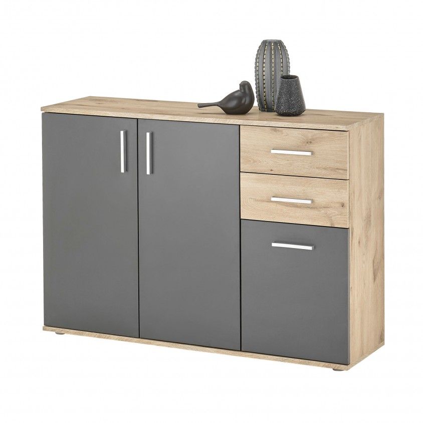 Aparador Bo (3 Portas + 2 Gavetas)