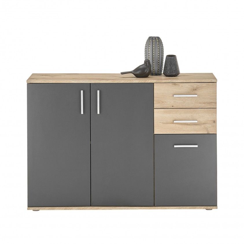 Aparador Bo (3 Portas + 2 Gavetas)