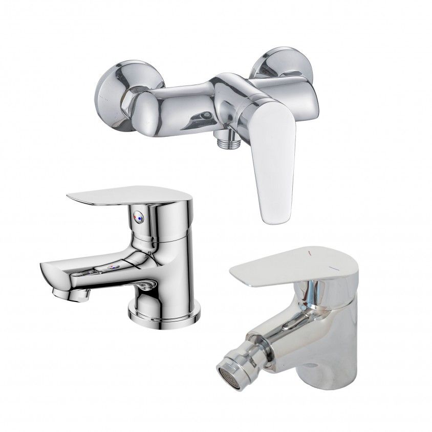 Pack 3 Misturadora Elos (Lavat�rio + Bid� + Duche)