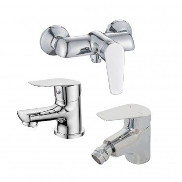 Pack 3 Misturadora Elos (Lavat�rio + Bid� + Duche)