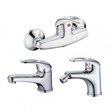 Pack 3 Misturadora Palma (Lavat�rio + Bid� + Duche)