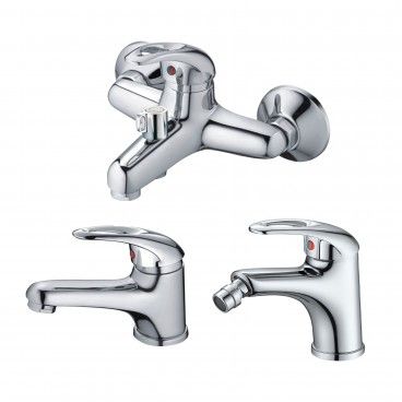 Pack 3 Misturadora Palma (Lavat�rio + Bid� + Banheira)