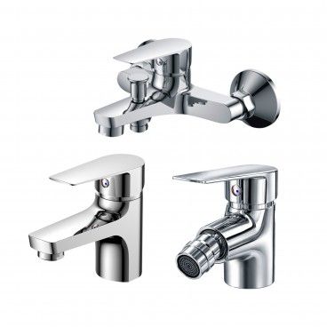 Pack 3 Misturadora Entry (Lavat�rio + Bid� + Banheira)