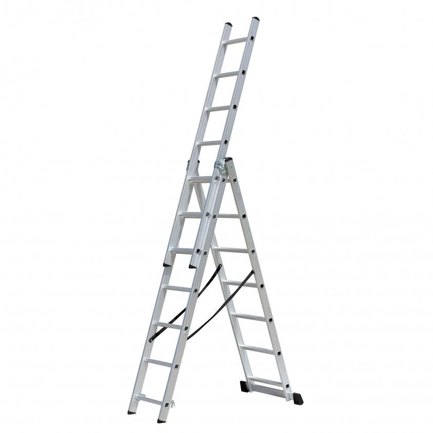 Escadote de Alum�nio Allbuild Pro 3x7 Degraus